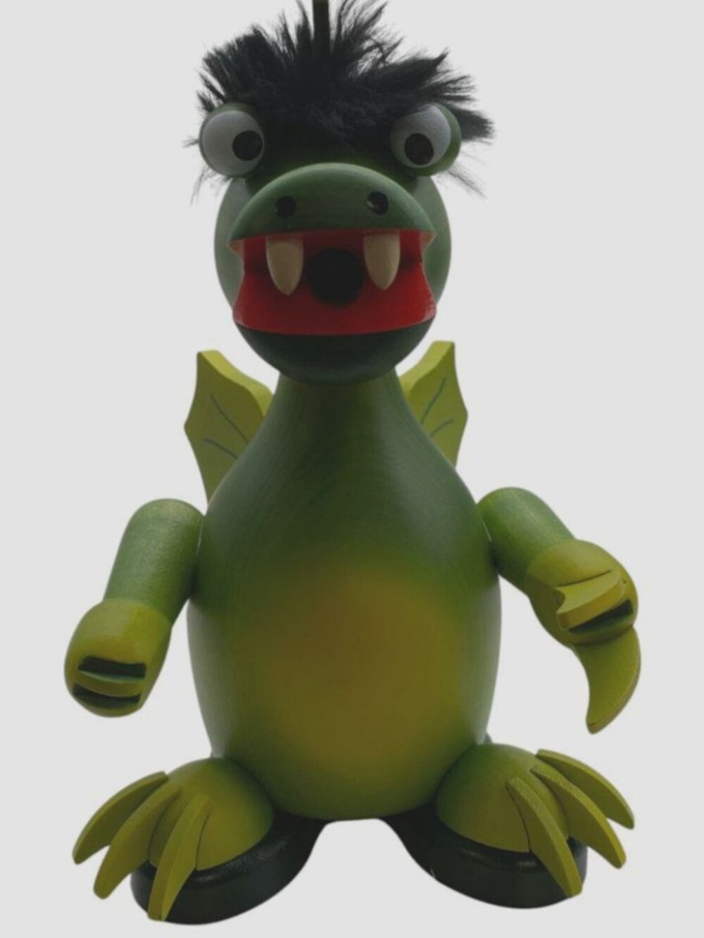 Christian Ulbricht Green Smoking Man Dragon Figurine